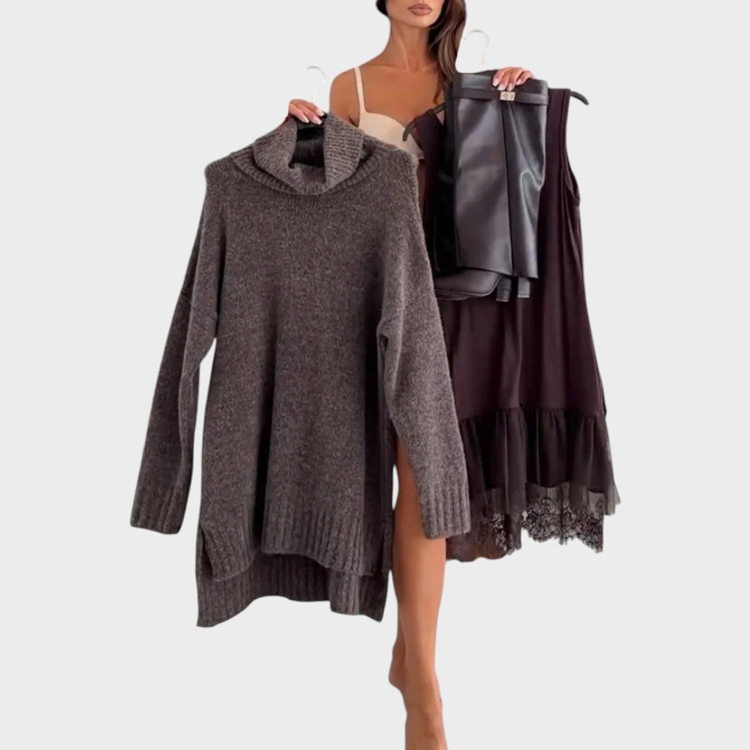 Rachele™ | Completo Maglione e Vestito