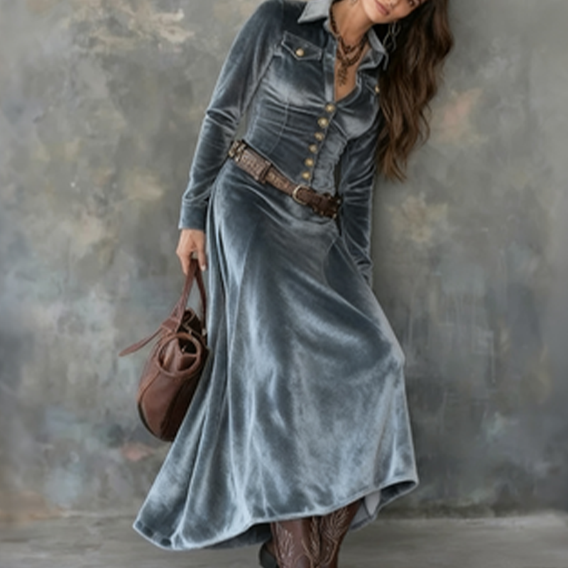 Vena™ | Abito maxi moderno e fluido